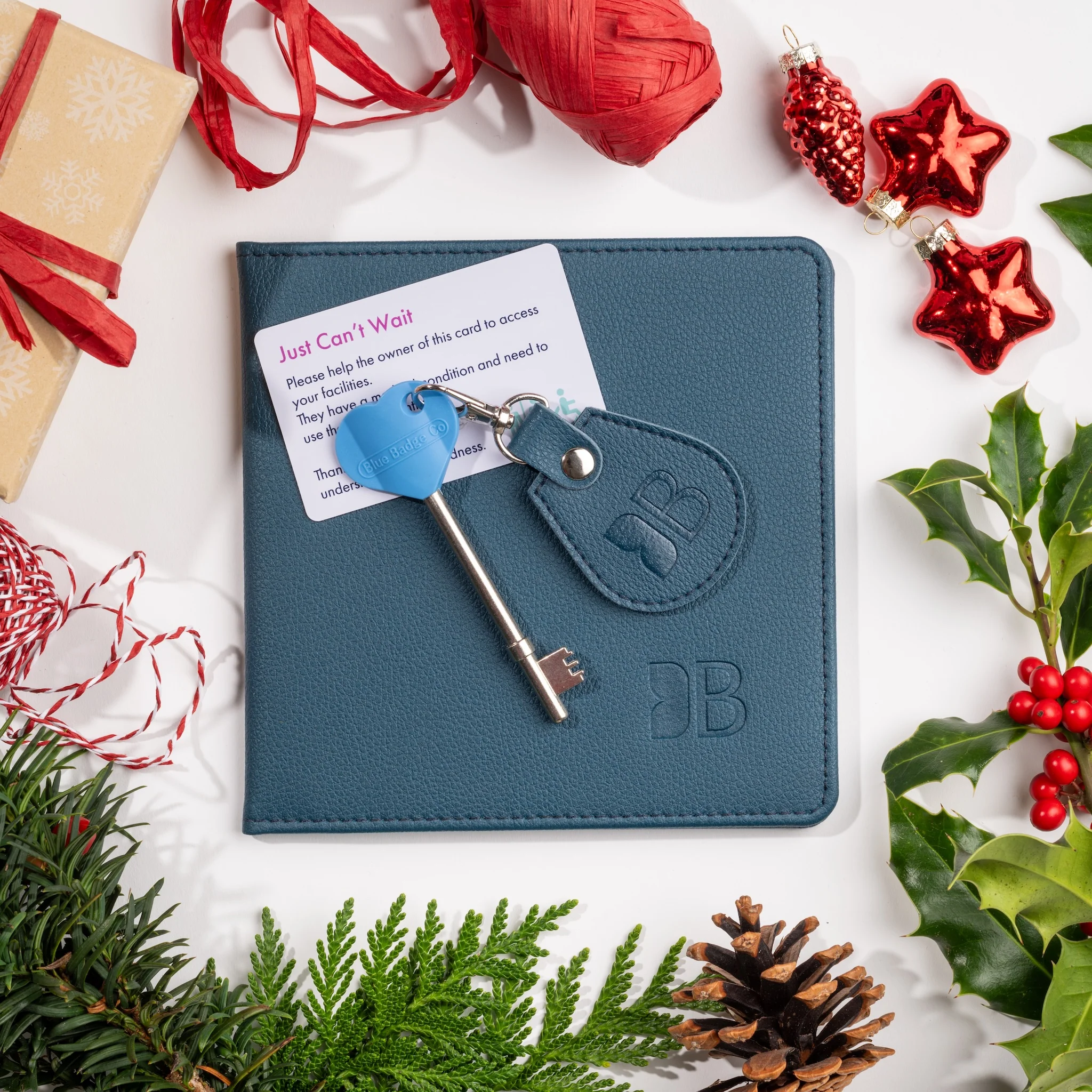 Eco-Friendly Blue Badge Permit Wallet & RADAR Key Bundle - Peacock Made from Recycled Bottles - Image 8