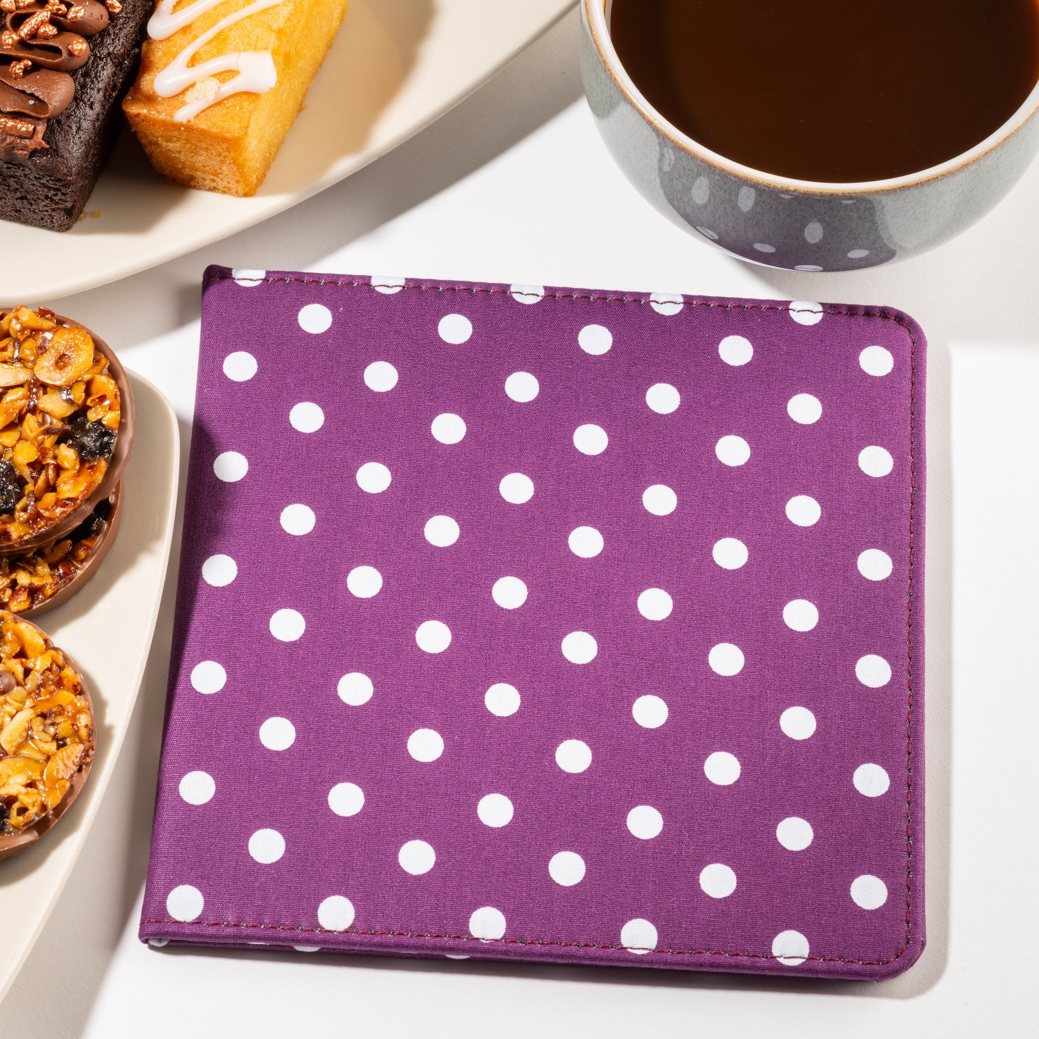 Blue Badge Wallet - Disabled Parking Permit Holder Spotty Grape - UK Made - Image 7