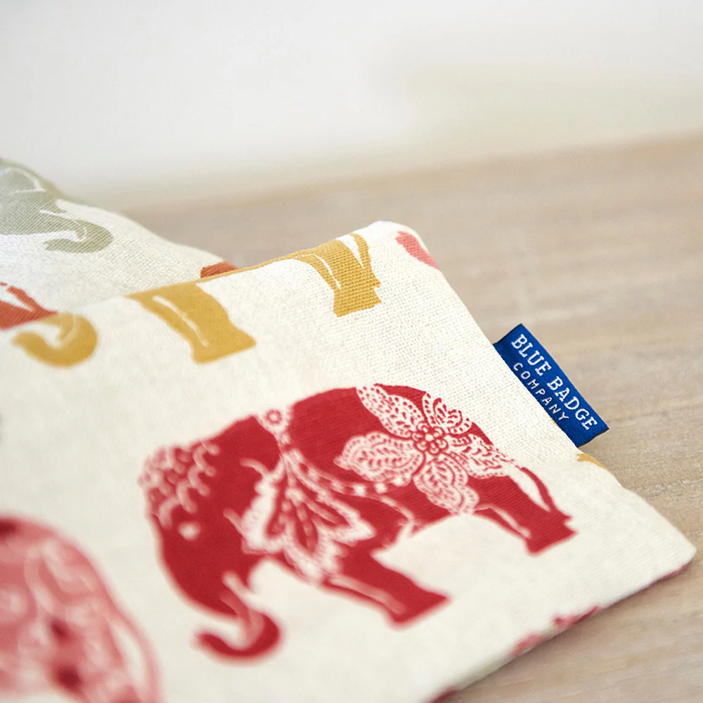 Lavender Wheat Warmer, Heated Wheat Bag in Nelly Elephant - Image 3