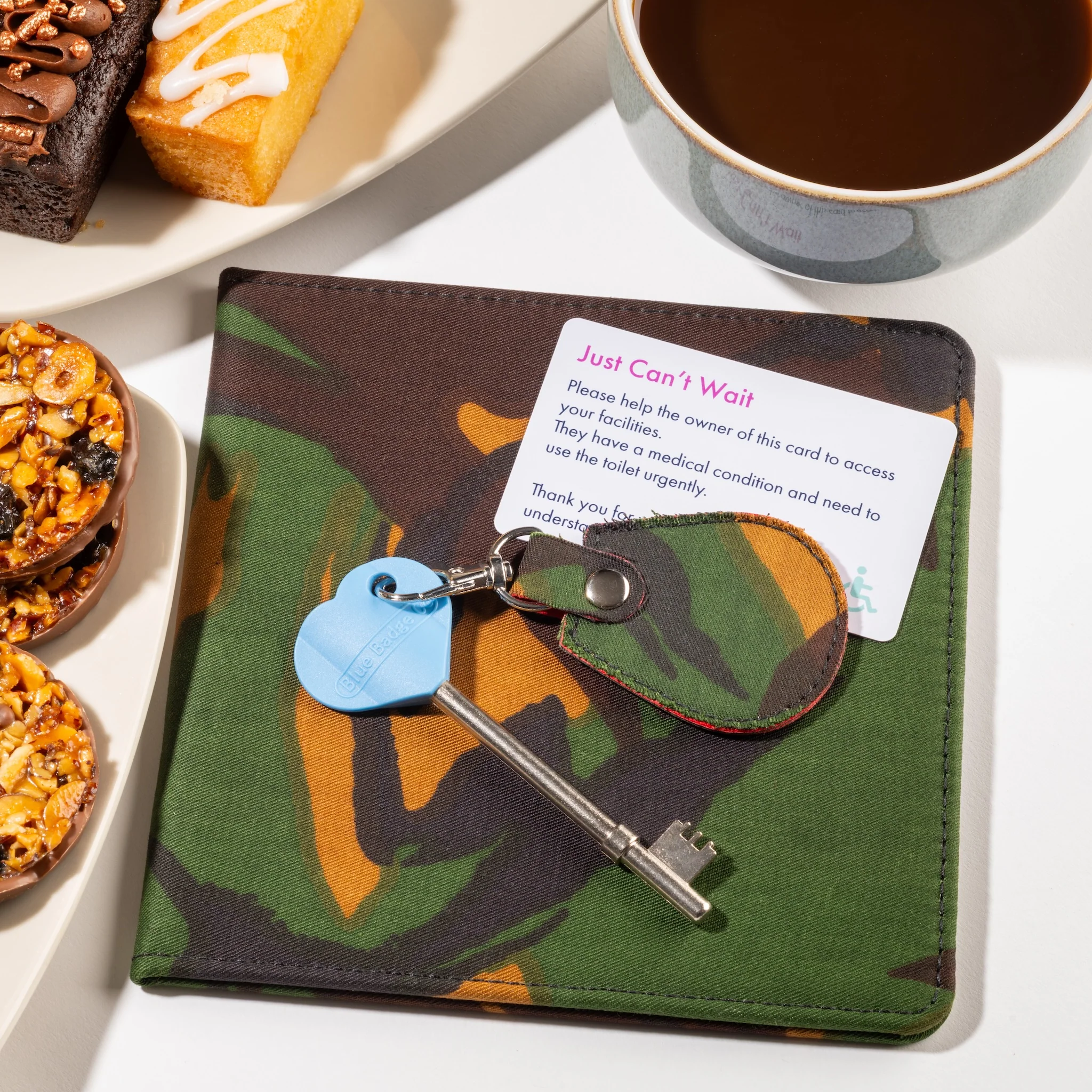 Disabled Blue Badge Wallet, Keyring and RADAR Key in Army Camo - UK Made - Image 10