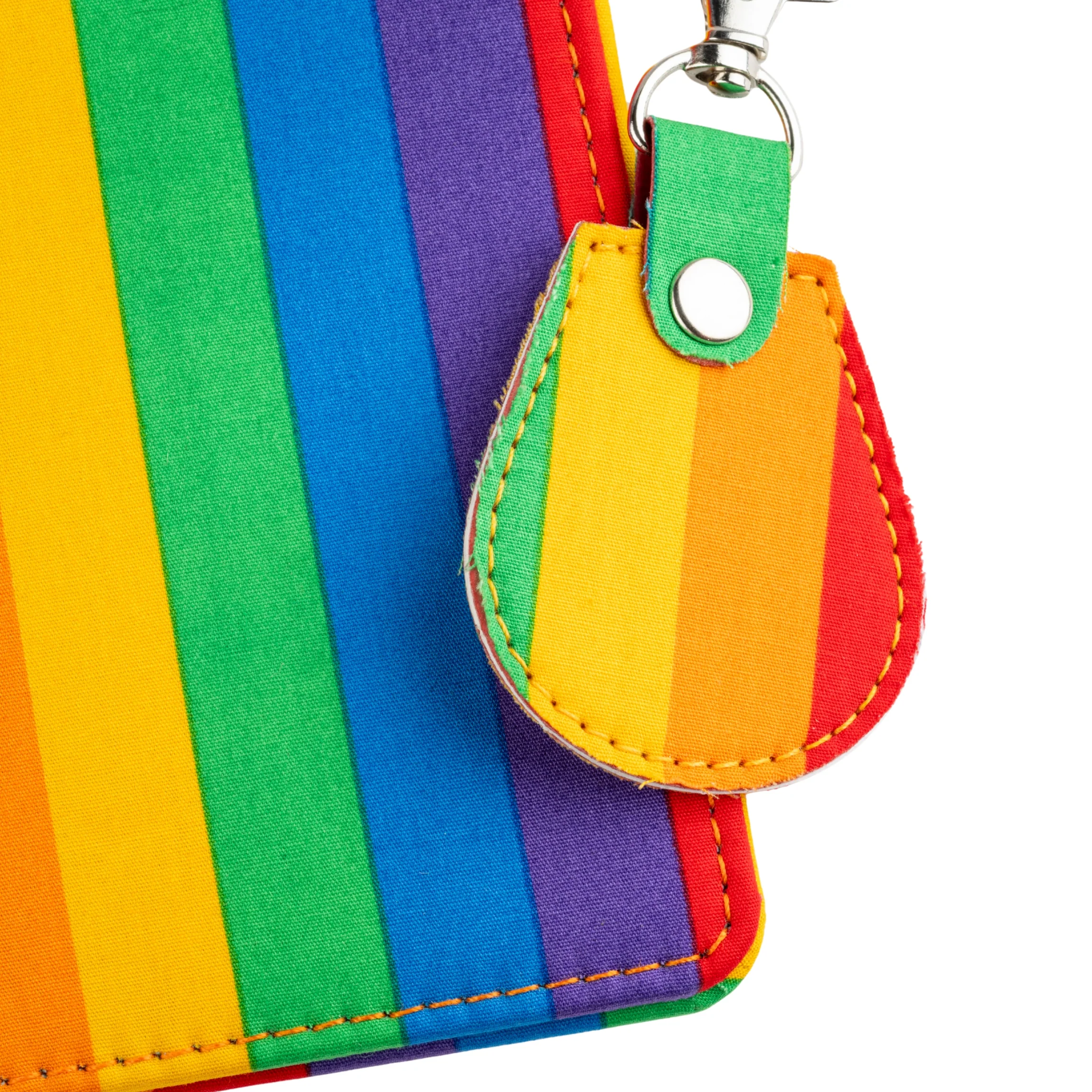 Disabled Blue Badge Wallet, Keyring and RADAR Key in Rainbow Stripe - UK Made - Image 3