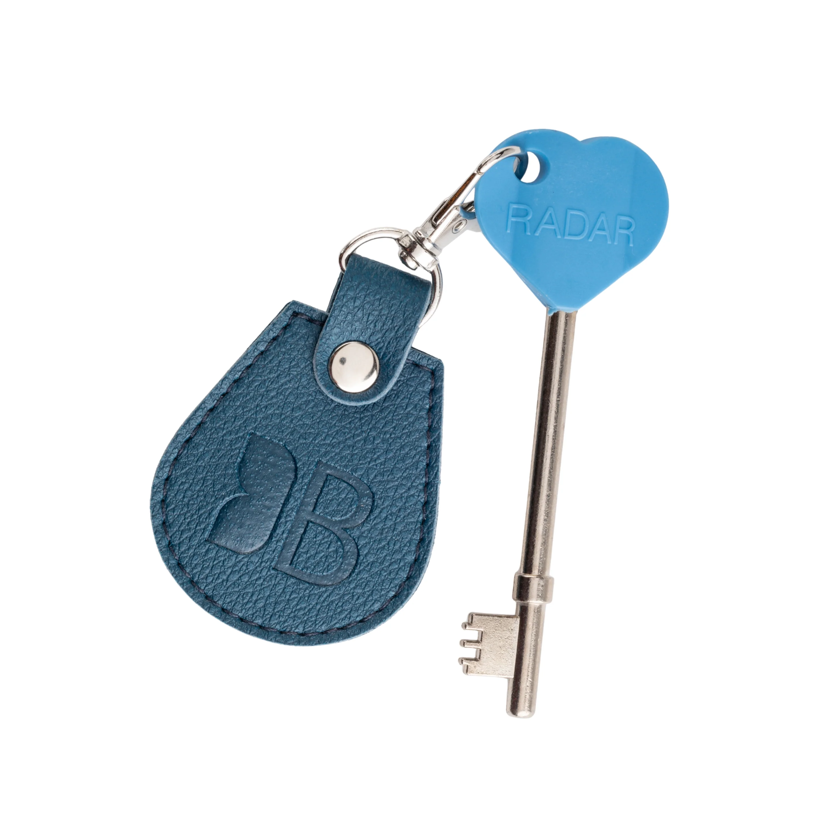 Recycled Bottles Keyring with Disabled Toilet RADAR Key in Peacock - Image 5